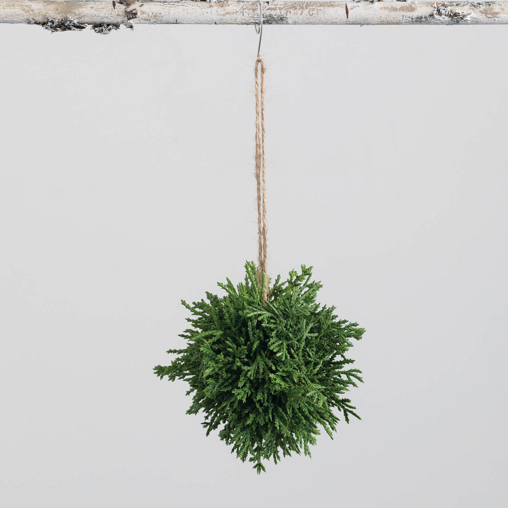 Cedar Hanging Orb