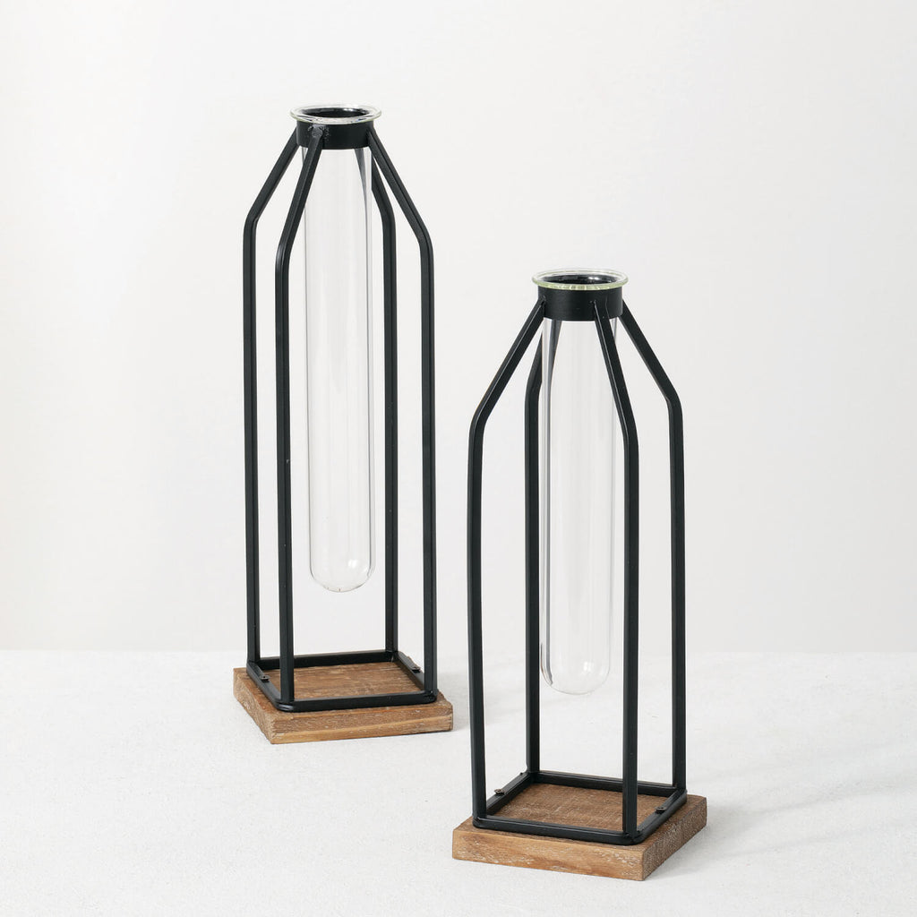 Tube Vase Holder | Set of 2