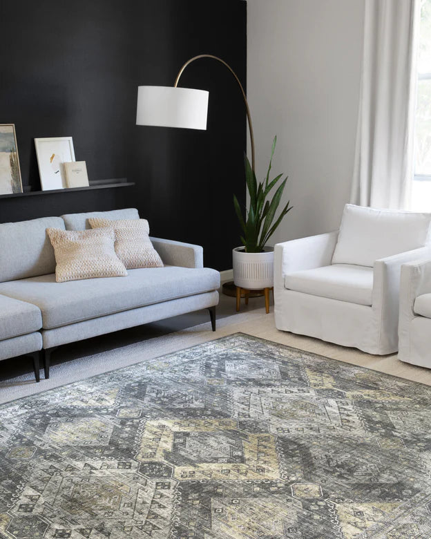 Loloi II Skye Graphite Silver Rug