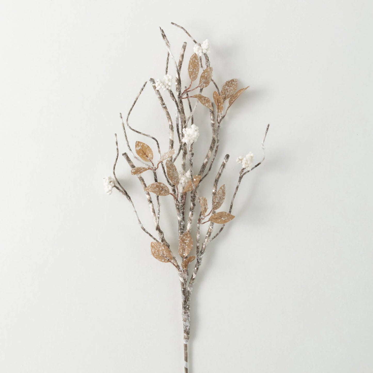 Icy Neutral Leaf Berry Spray | 30"