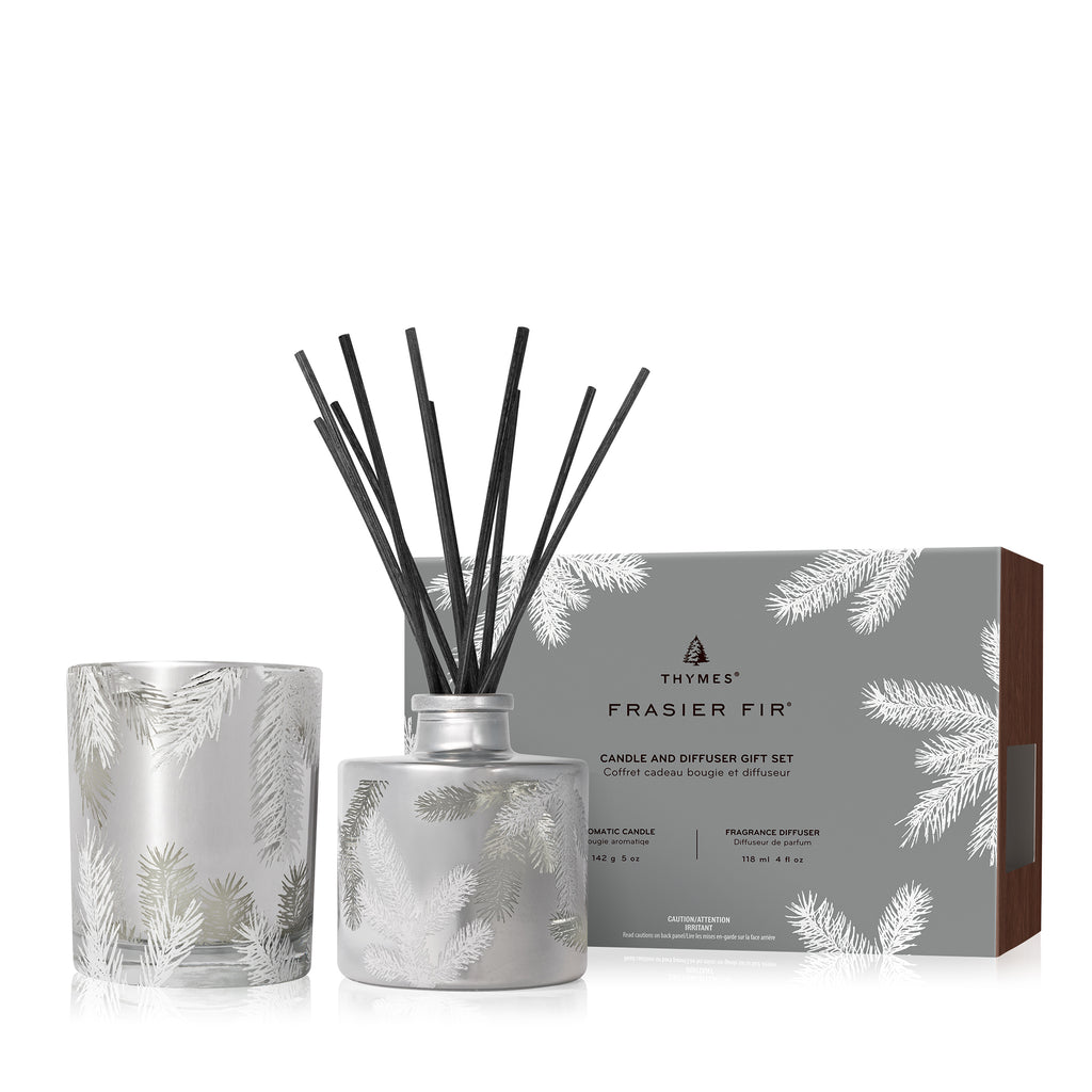 Thymes Candle and Diffuser Gift Set | Frasier Fir