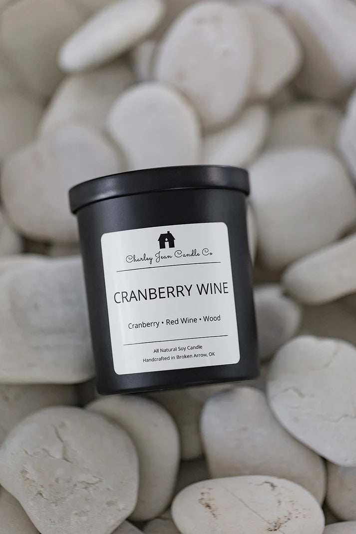 Charley Jean Candle Co Cranberry Wine Candle