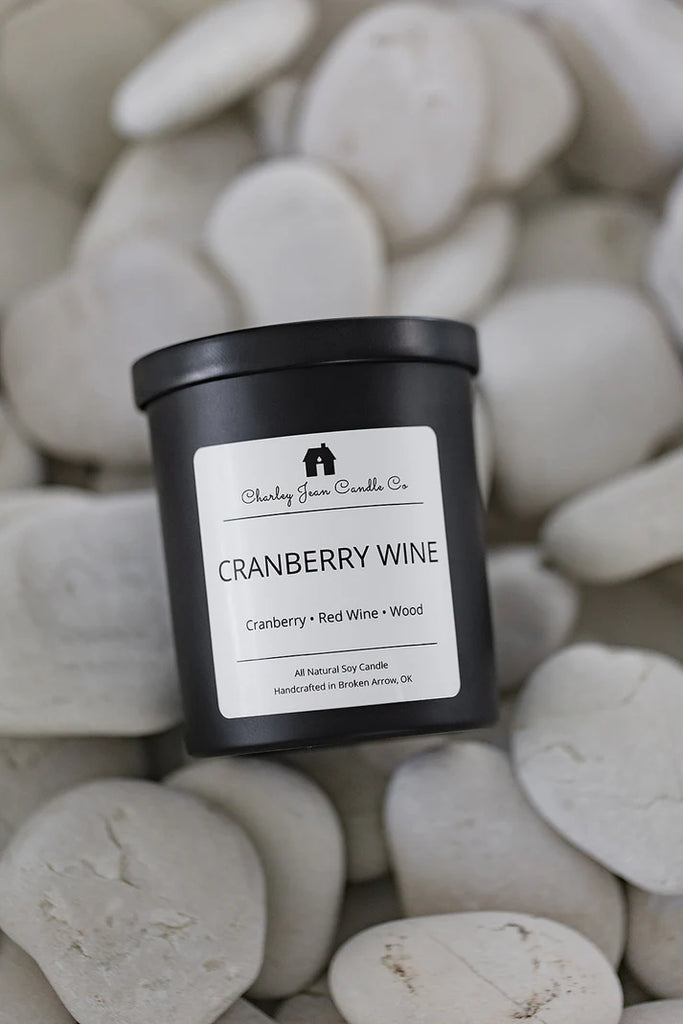 Charley Jean Candle Co Cranberry Wine Candle