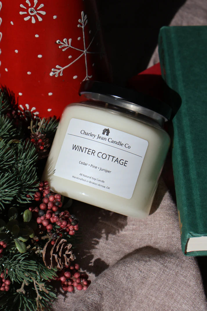 Charley Jean Candle Co Winter Cottage Candle