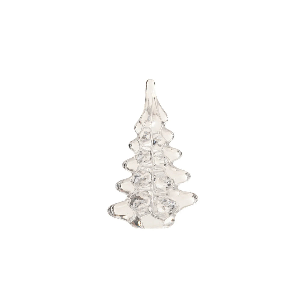 Small Glass Christmas Tree, Clear