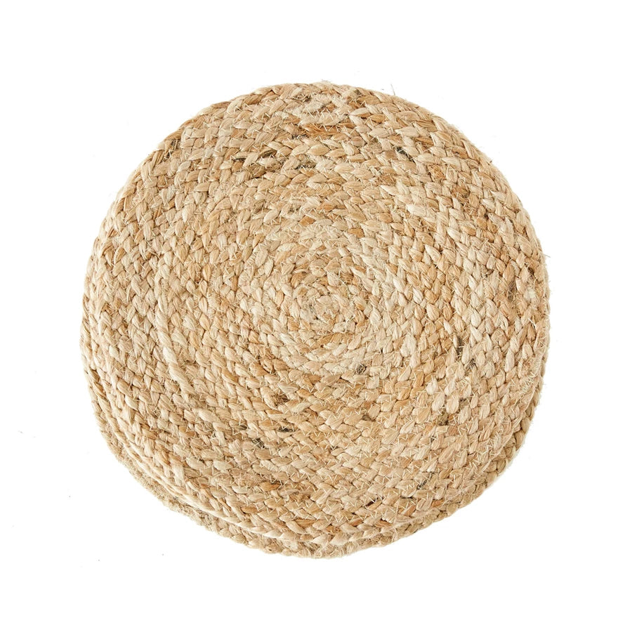 Hand-Woven Jute Placemat | 14" Round | Natural