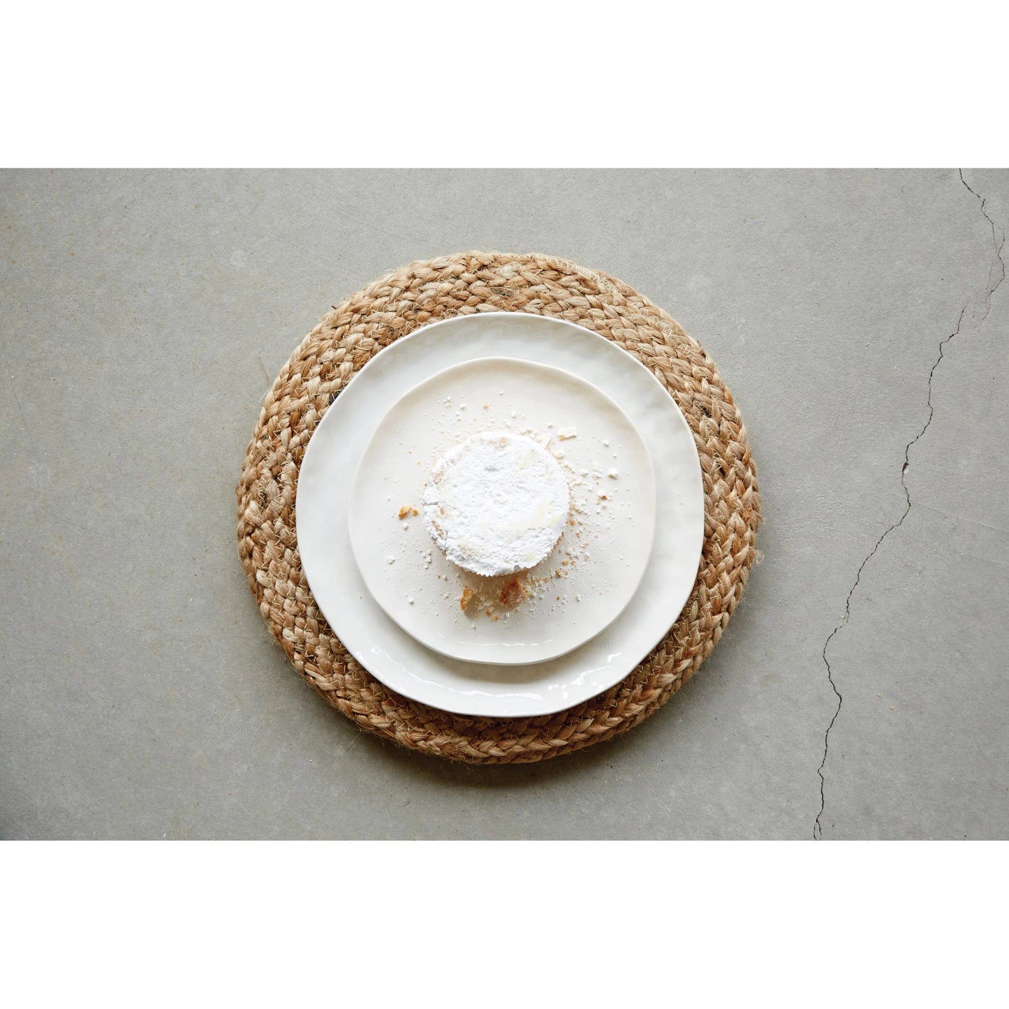 Hand-Woven Jute Placemat | 14" Round | Natural